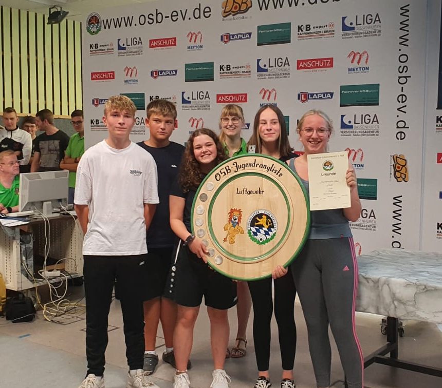 Gau Sulzbach-Rosenberg gewinnt Jugendrangliste LG 2022